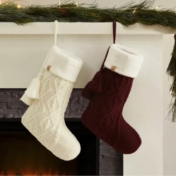 Two UGG Stockings Cabernet New